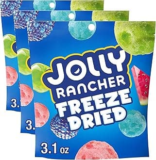 Jolly Rancher Candy, Fruit Flavored, 3.1 oz | Freeze Dried | Pack of 3