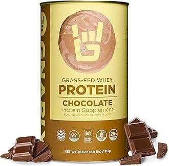 Whey Protein Grass Fed Chiseled Chocolate 32 Oz. 127516