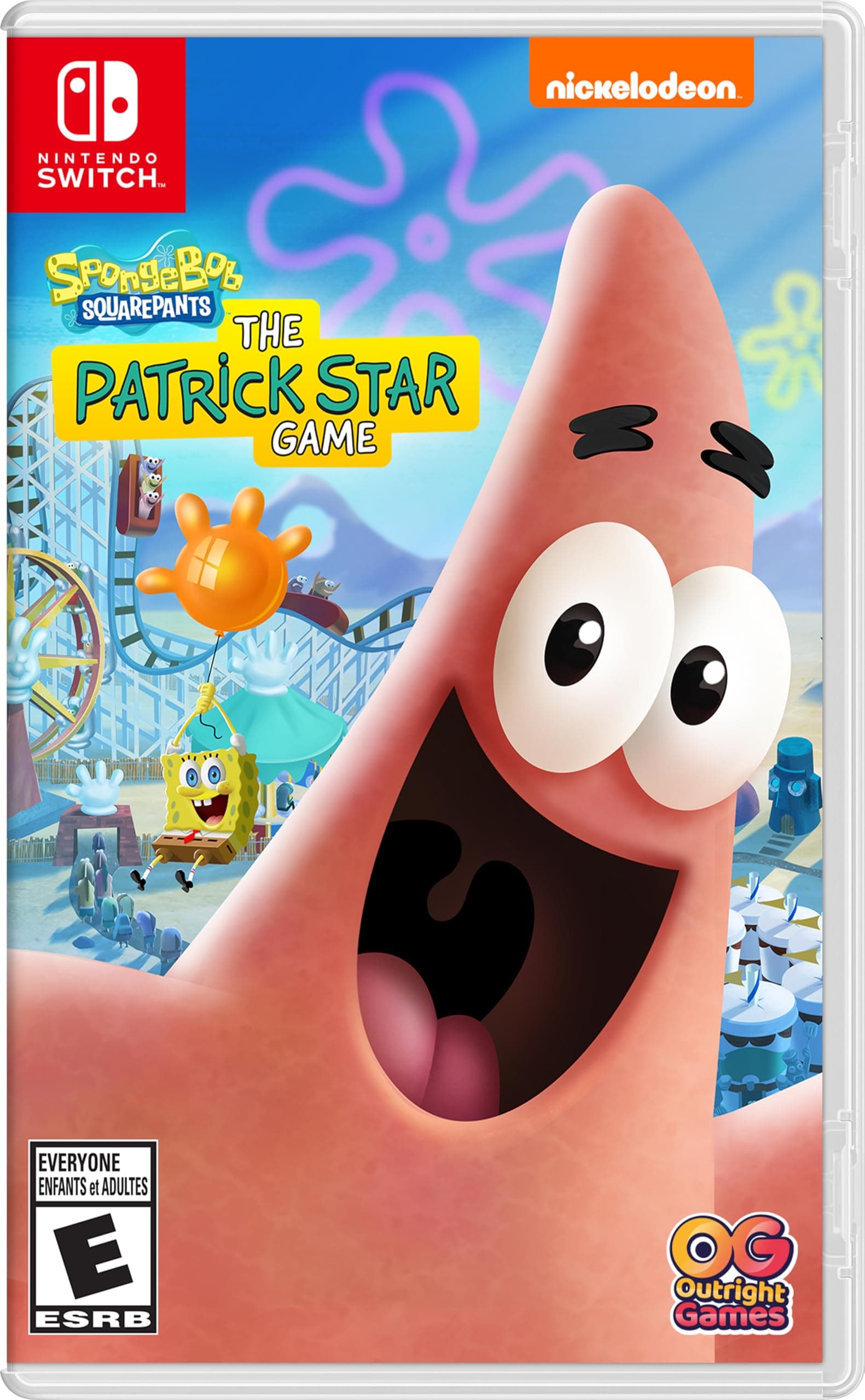 Spongebob Squarepantse The Patrick Star Game for Nintendo Switch