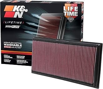 K&N 33-2857 Replacement Air Filter for Cars