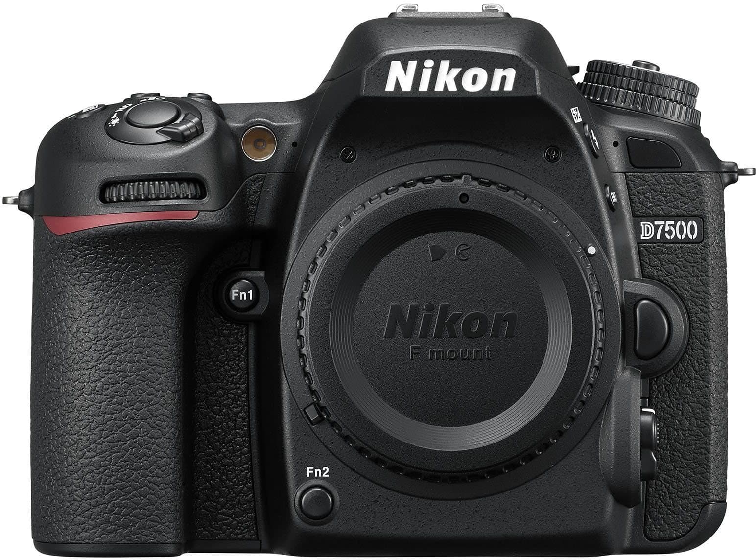 Nikon D7500 Body Only - 20.9 MP, 4K, SLR Camera, Black
