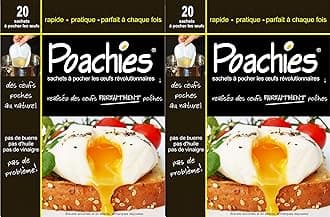 Poachies Egg poaching Bags x 2-40 Bags [Energy Class A+++]