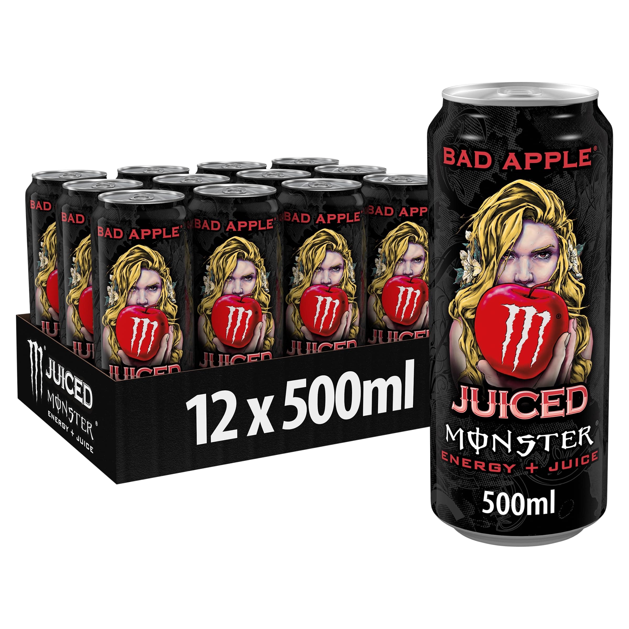 Monster Can Bad Apple 500 ml (Pack of 12)
