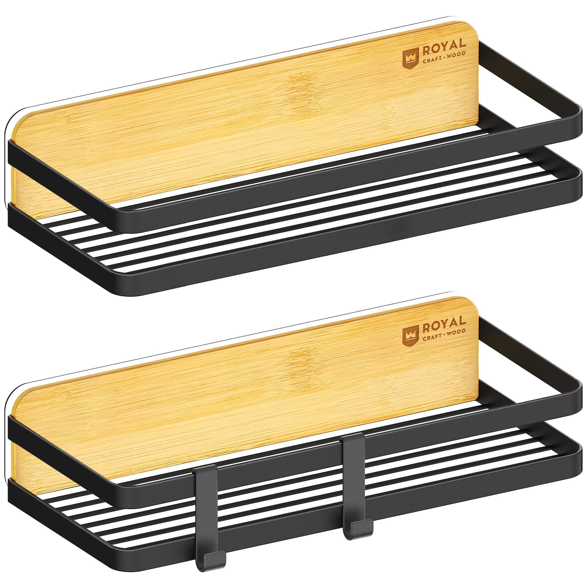 ROYAL CRAFT WOOD Premium Bath Tray, Foldable - Expandable Bath Tray for Bathtub - Luxury Bathtub and Bathroom Accessories