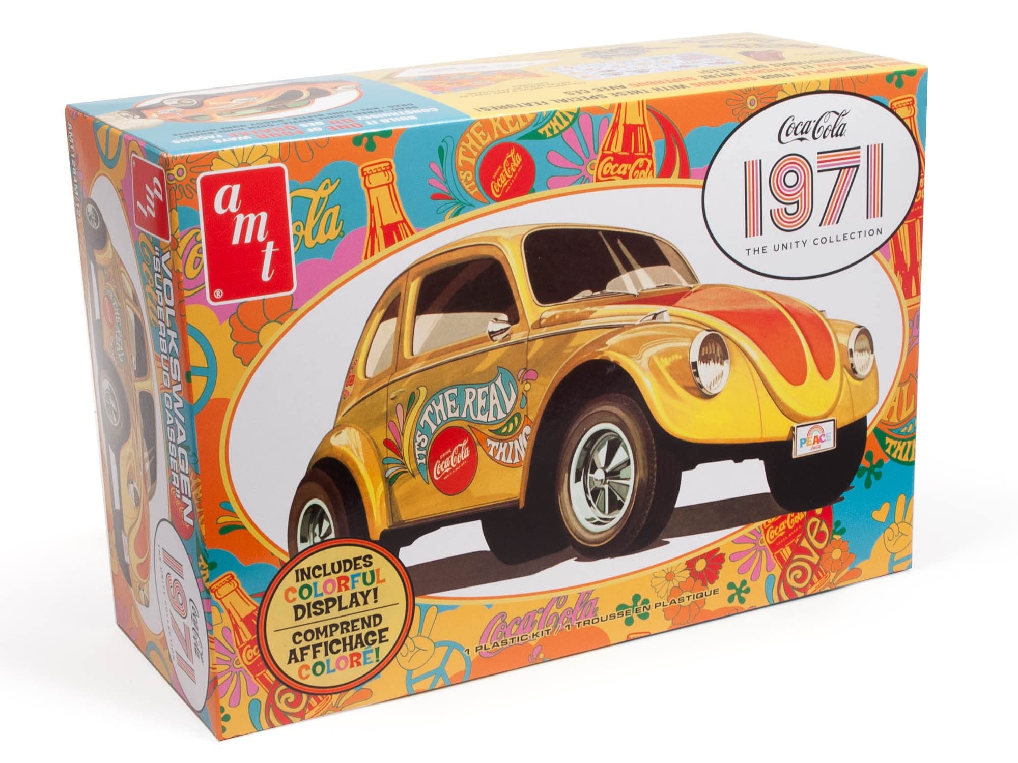 Skill 3 Model Kit Volkswagen Superbug Gasser Coca-Cola 1971 The Unity Collection 1/25 Scale Model