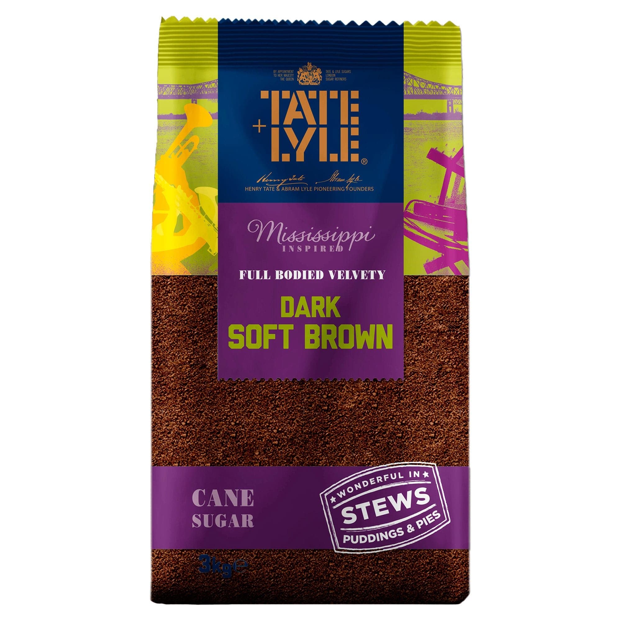Tate & Lyle Dark Soft Brown Sugar - Pack Size = 1x3kg