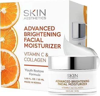 Vitamin C & Collagen Face Moisturizer - Anti-Aging, Hydrating, Fine Lines & Wrinkles, Brightening - Dermatologist Tested Korean Skincare - Clean Beauty, Cruelty-Free - 1.69 oz