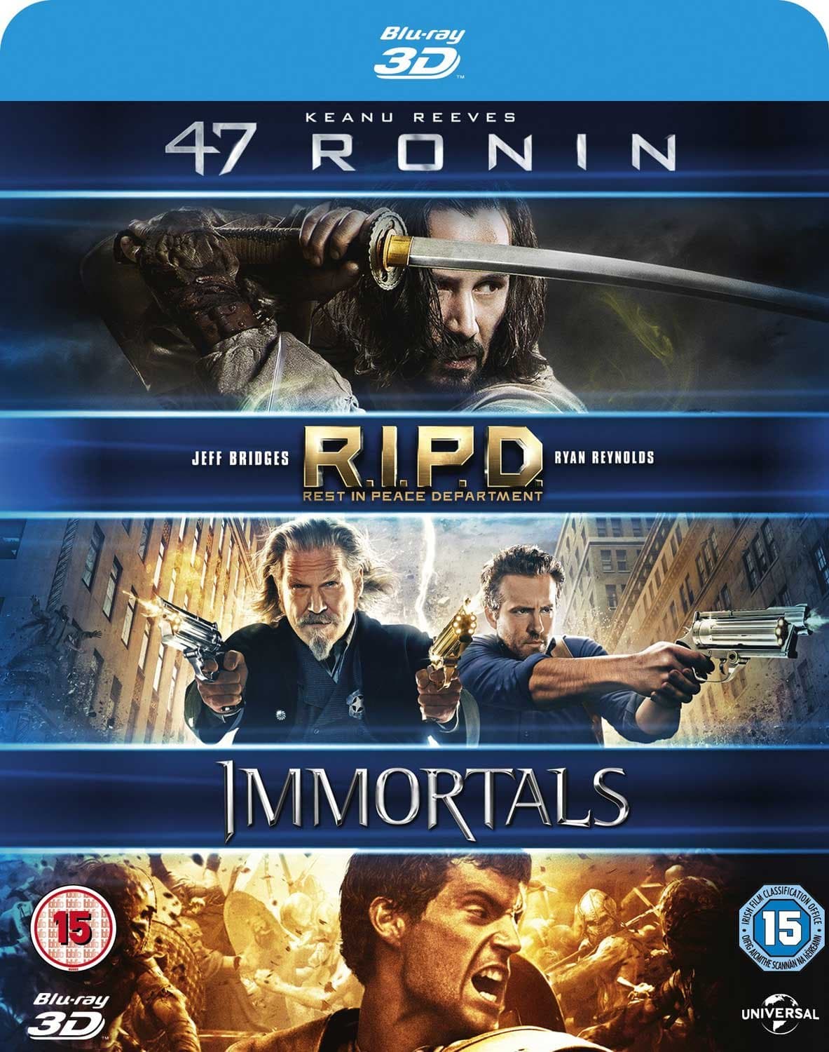 47 Ronin / RIPD / Immortals 3D