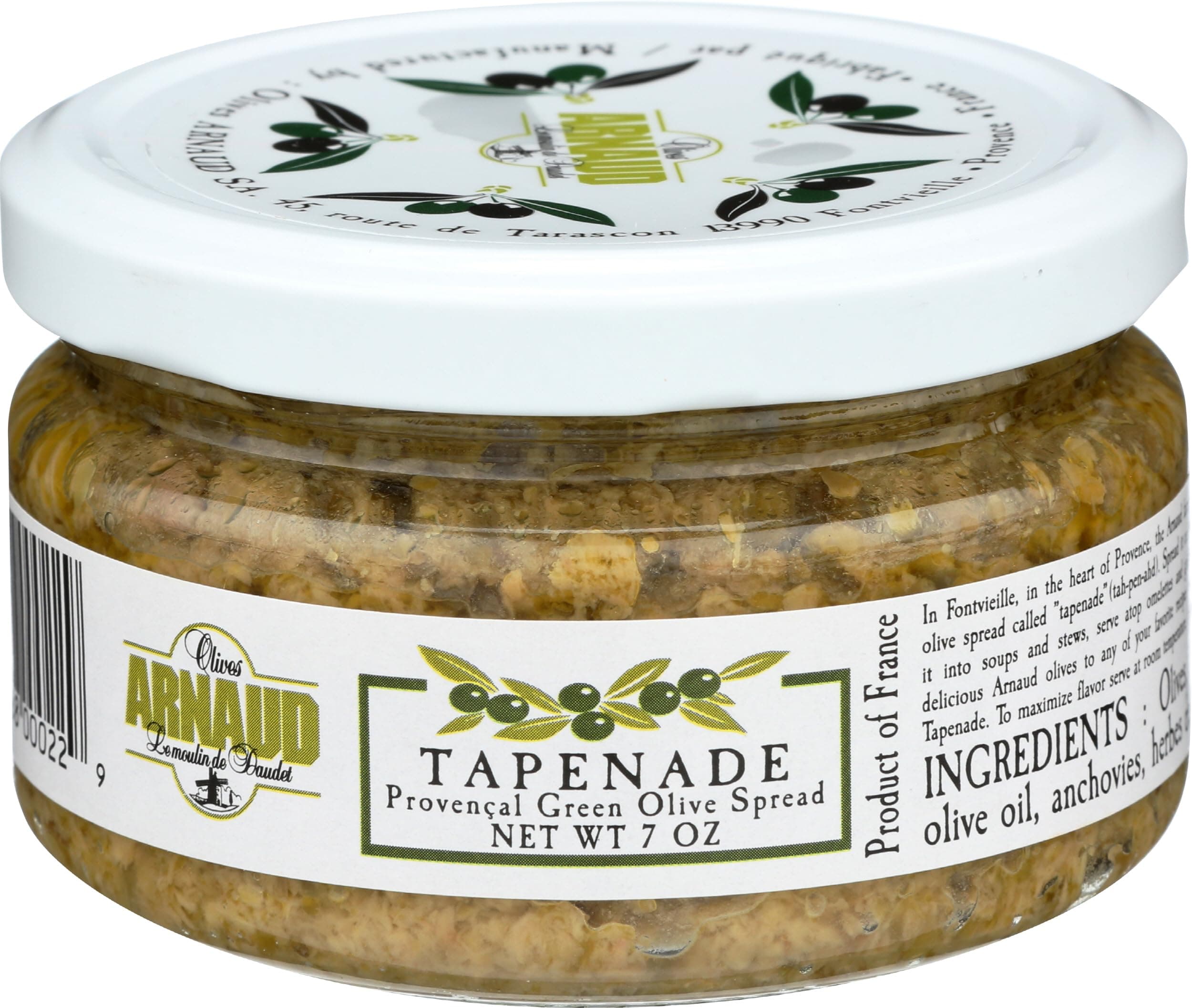 ARNAUD Green Olive Tapenade, 7 OZ