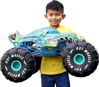 Hot Wheels RC Monster Trucks Mega-Wrex in 1:6th Scale, Extra Large Remote-Control Toy Truck, More Than 2ft Long