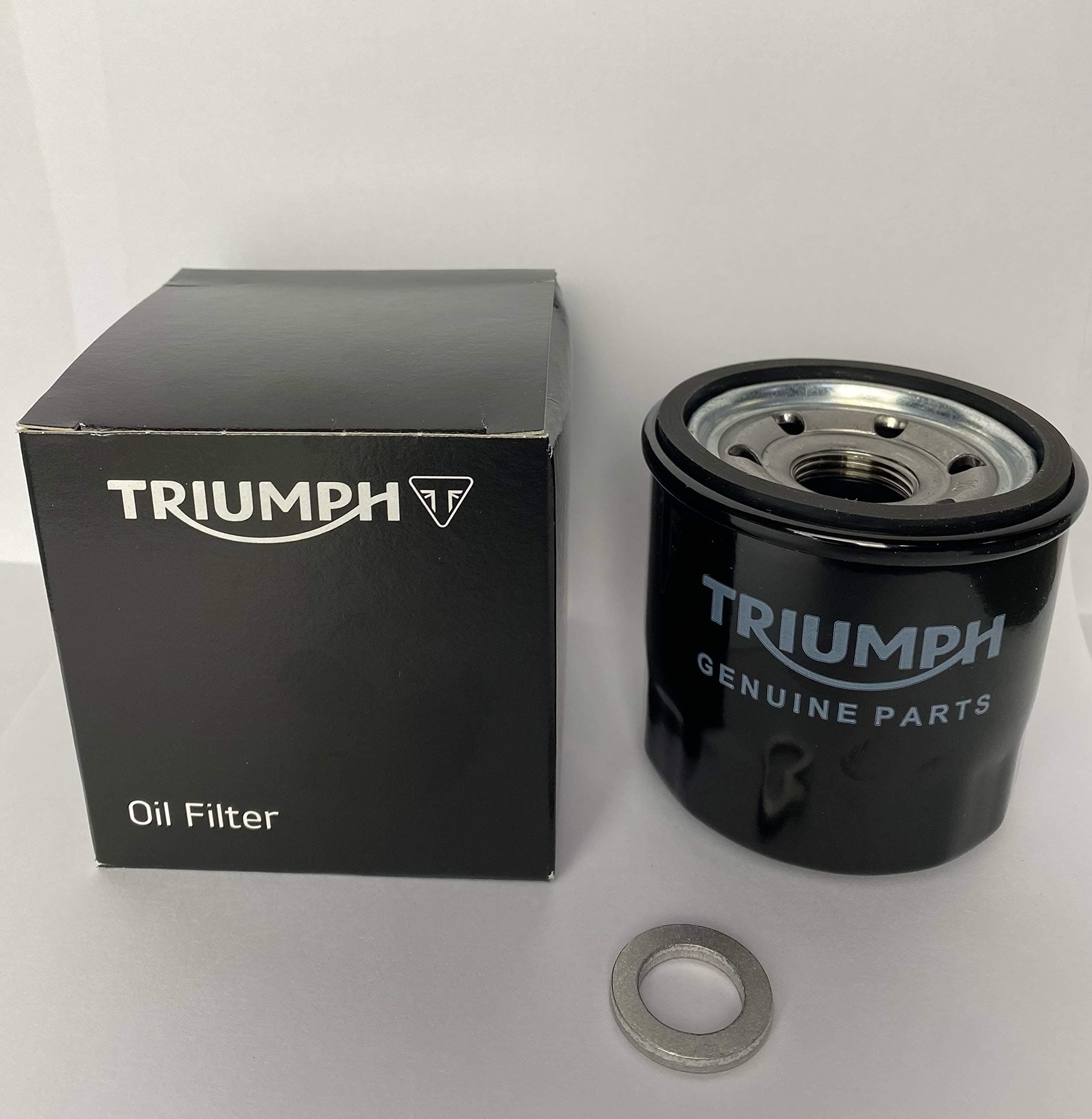 GENUINE TRIUMPH OIL FILTER AND SUMP WASHER