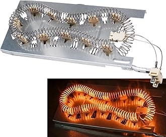 3387747 WP3387747 Dryer Heating Element Replacement Part Compatible for Whirlpool Replaces WP3387747 8527865 PS344597 AP6008281 AP2947033