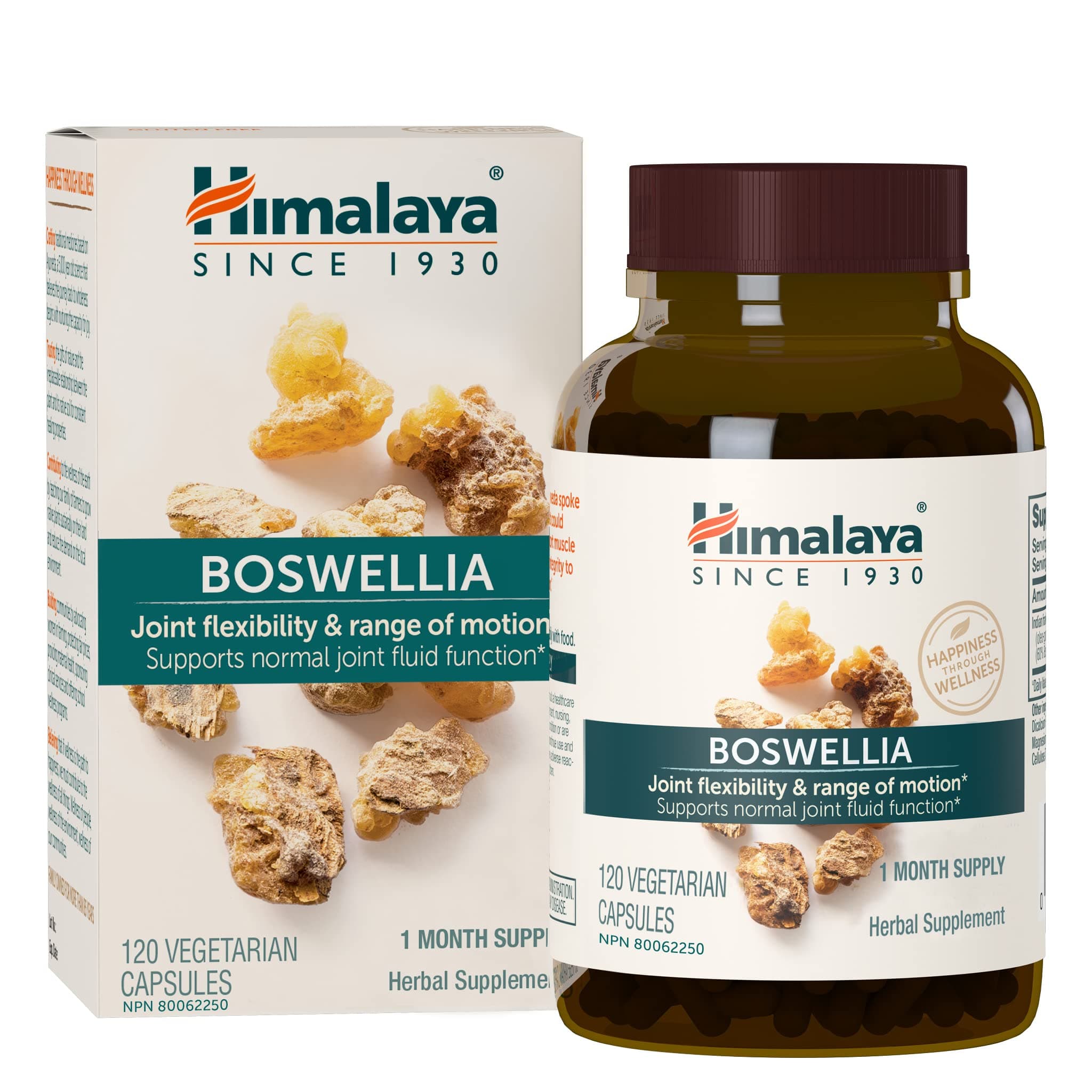 - Himalaya Boswellia, Joint Support for Mobility and Flexibility, Promotes Tissue Preservation, 250 mg, 120 Capsules