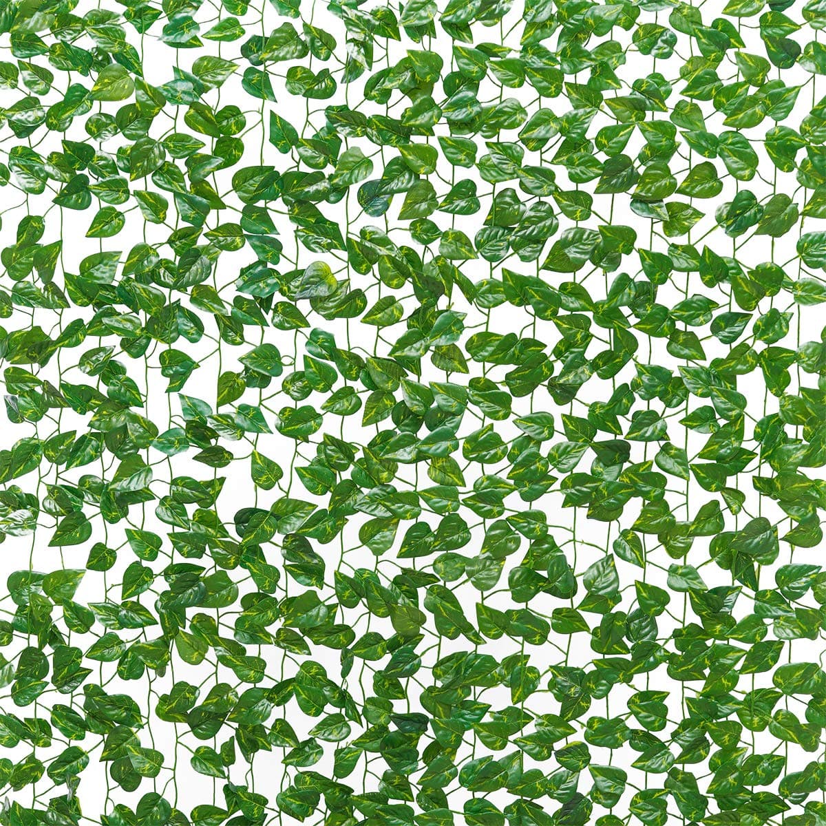 PARTY JOY 86.4Ft 960Leaves Silk Artificial Ivy Vines Leaf Garland Plants Hanging Wedding Garland Fake Foliage Flowers Home Garden Office Room Bedroom Kitchen Patio Wall Decor