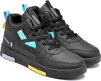 Tarzan-11 High-Neck Shoes With Lightweight Extra Cushion Lace-Up Casual & Sports Shoes For Men & Boy's, Multicolor