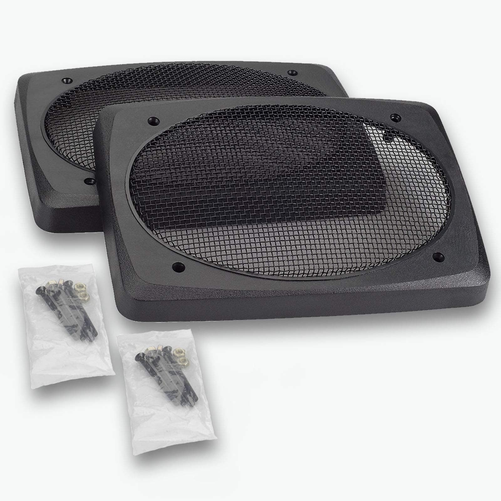 6" x 9" Slim Speaker Grills with Black Wire Mesh G69DS