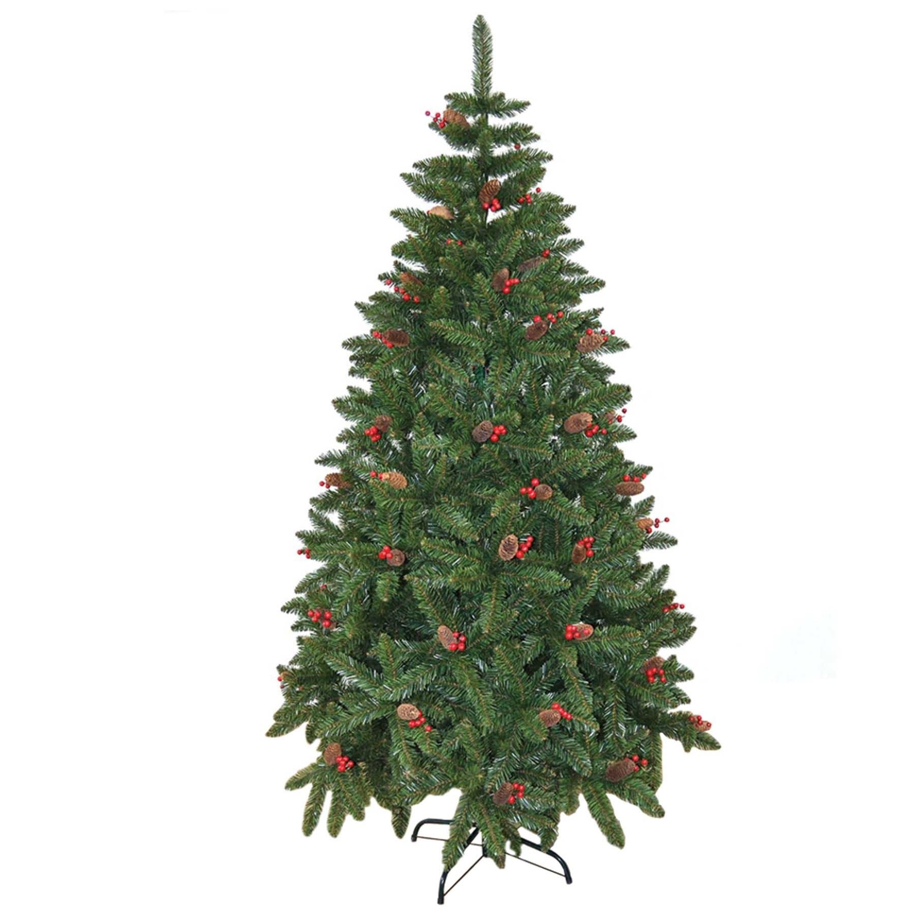 SHATCHI-701 6ft Elegant Pre Artificial Christmas Tree Xmas Home Decor 180cm, Green