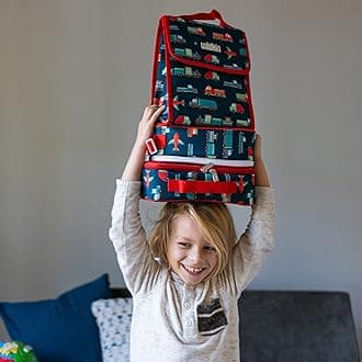 Wildkin Kids Insulated Lunch Box – Durable and Reusable for School & Travel - Transportation