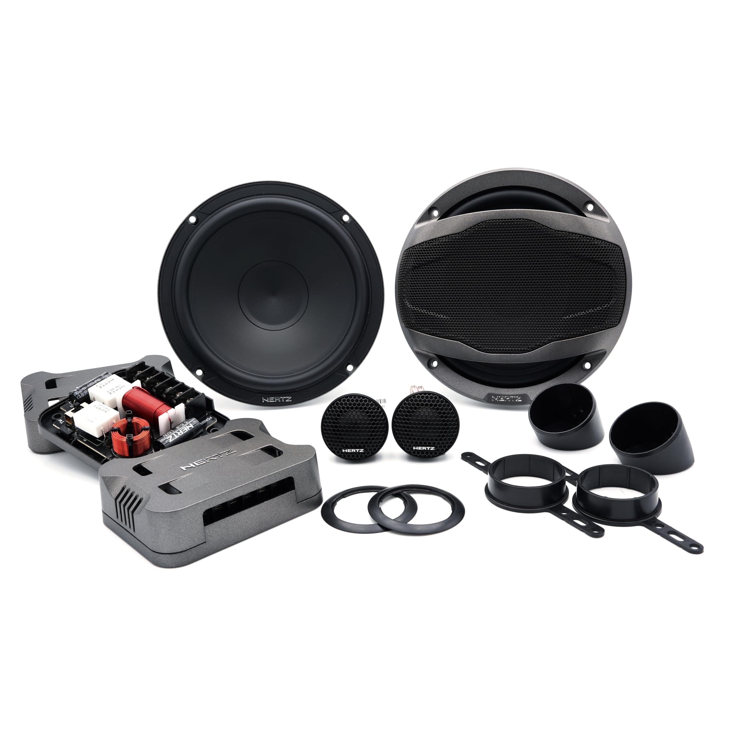 Hertz CPK 165 – 165 mm 2-way component system with 2 woofers, 2 tweeters.