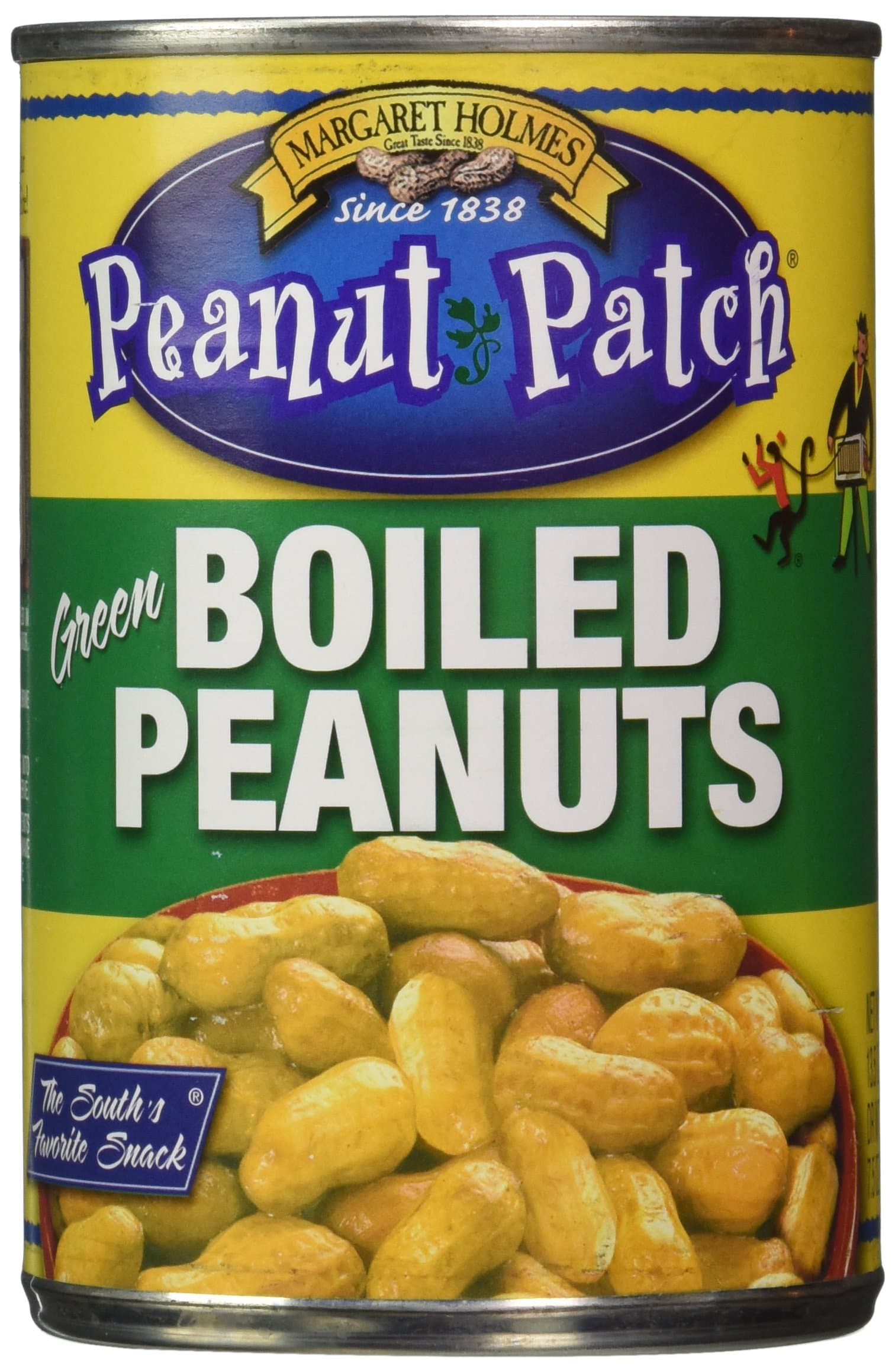 Green Boiled Peanuts, 13.5oz Cans (Pack of 12)