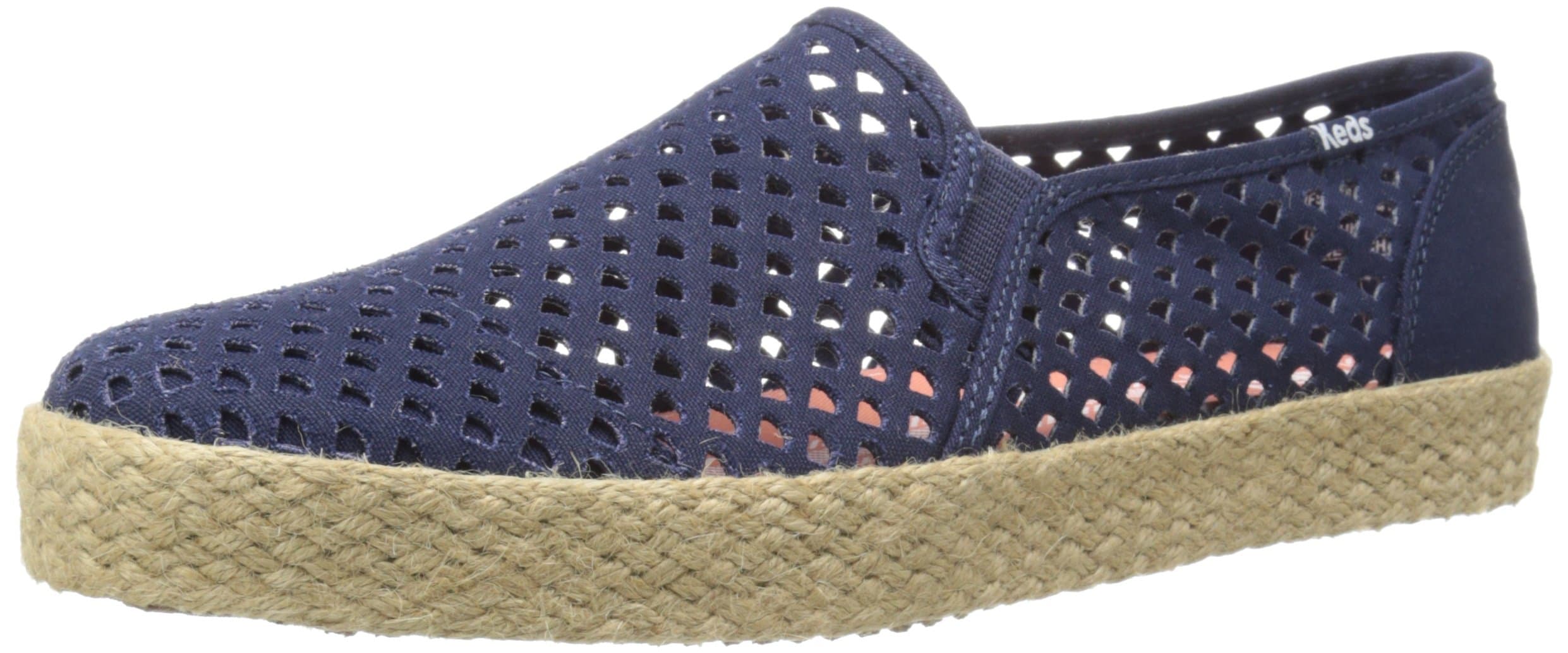 Keds Women's Double Decker Perf Espadrille Slip-On Sneaker