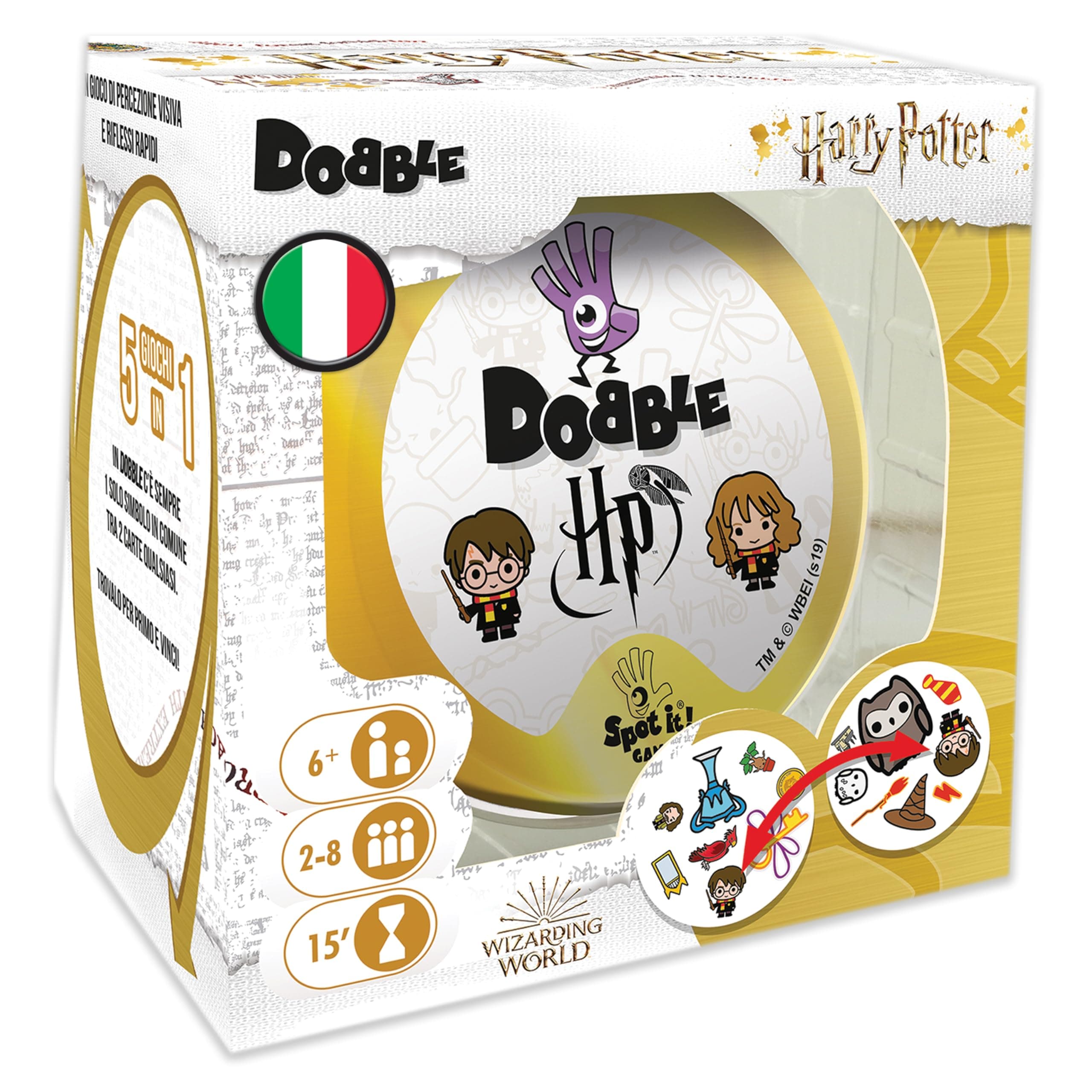 8243 Harry Potter Dobble Board Game - Italian Language