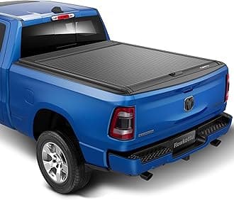 Retractable Hard Tonneau Cover Fits 2009-2026 Dodge Ram 1500 6'4'' Truck Bed (Classic & New Body)| No Fit W/RamBox or Stepside Model/Multi-Function (Split) Tailgate (Ram 1500, 6.4 FT)