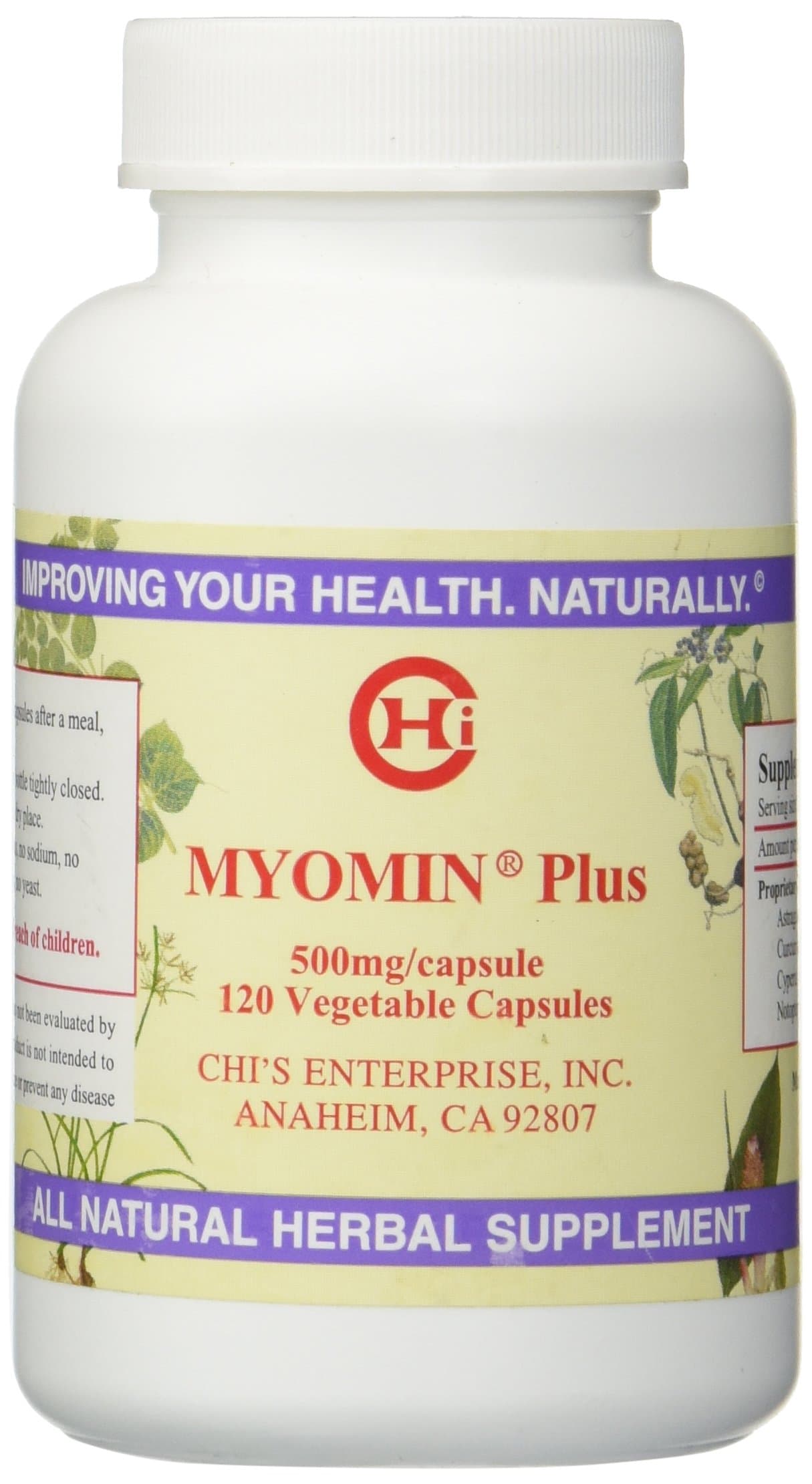 Chi's Enterprise Myomin Plus Capsules 500Mg 120 Capsules