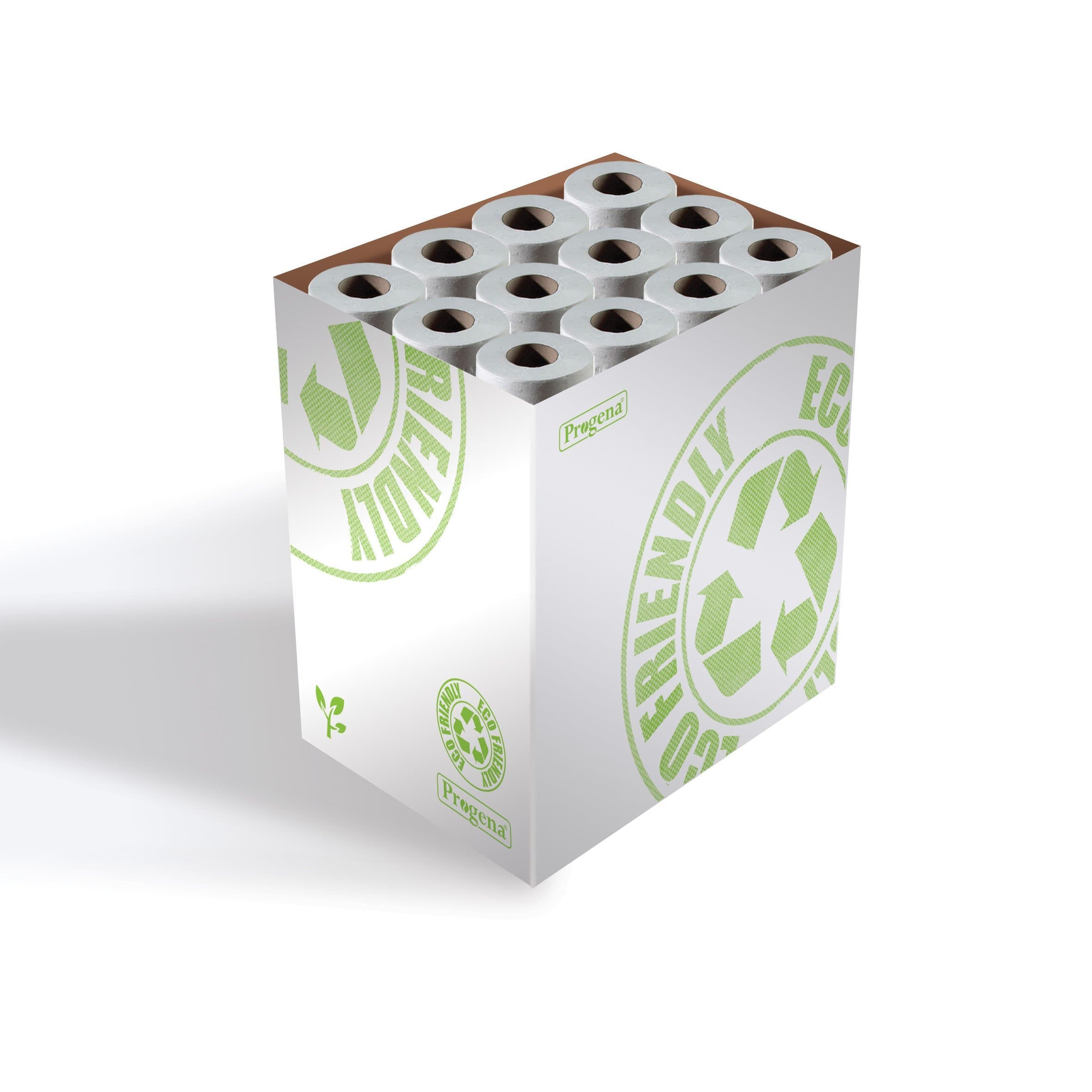 Progena Premium White 20" Couch Roll 50M (12) - Best value