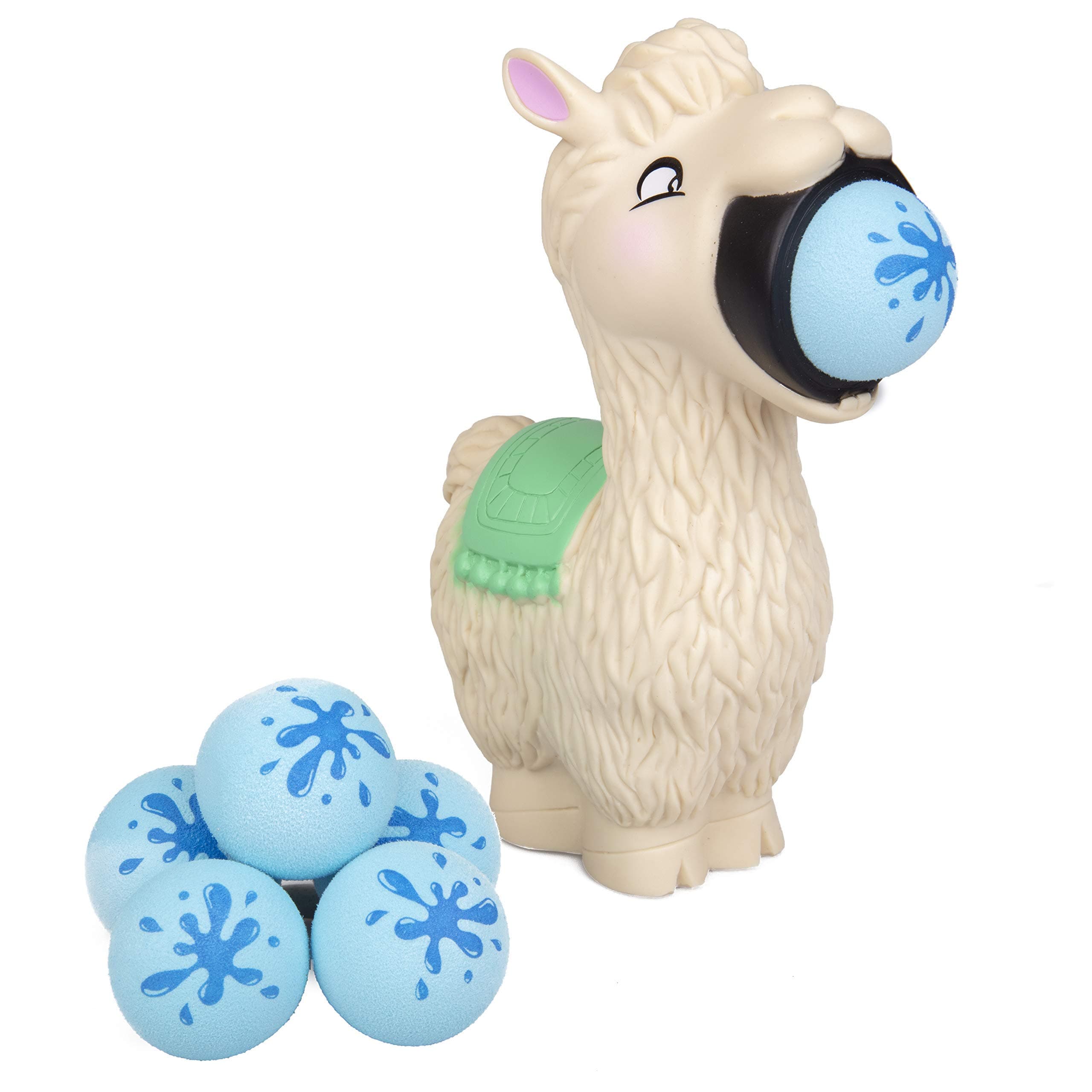 Hog Wild Llama Ball Popper Toy - Includes 4 Soft Foam Balls - Squeeze to Pop Air Powered Balls Up to 20 Feet - Launcher Safe for Indoor/Outdoor Play - Party Favor Gift for Kids, Girls, Boys Ages 5+