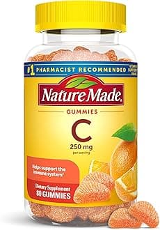Vitamin C Adult Gummies Tangerine, 80 Count