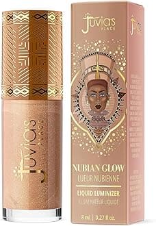 Juvia's Place Nubian Glow Liquid Luminizer Egyptian Glow - Radiant Highlighter Makeup Glowy Tint Daily Dewy Luminous Beauty Creamy Bronzing Skincare Radiating Brightening Natural Shine Face & Cheeks