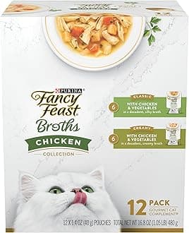 Purina Broth Wet Cat Food Complement Variety Pack, Broths Chicken Collection -