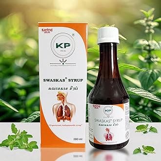 Swaskas Syrup 200ml | Ayurvedic Syurup for Cough, Wheezing, Allergy