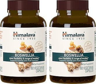 Himalaya Boswellia, Joint Support for Mobility and Flexibility, Promotes Tissue Preservation, 250 mg, 60 Capsules, 1 Month Supply, 2 Pack