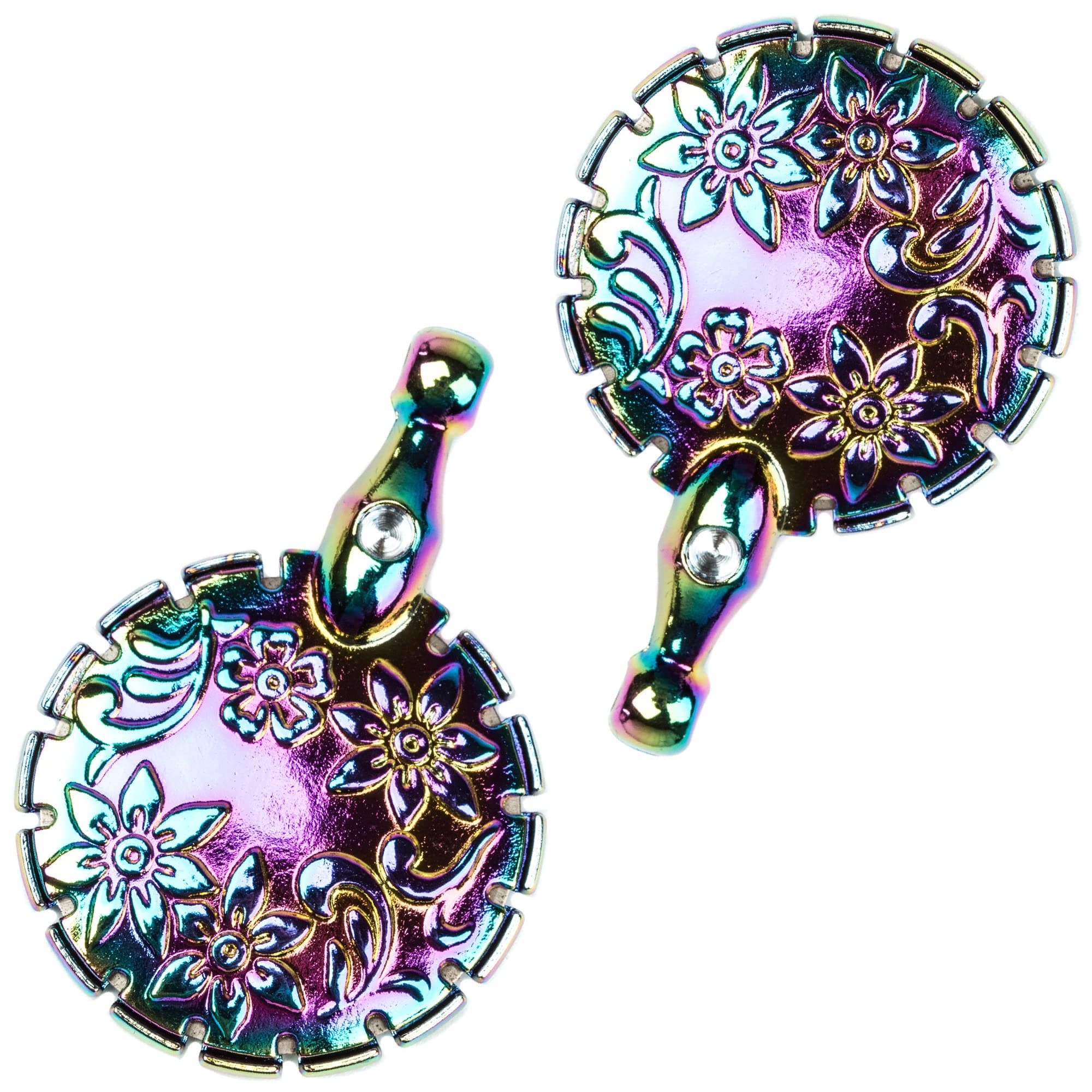 2PCS Yarn Cutter Pendants, Antique Metal Thread Cutter Round Shape Cutter Tools for Sewing Crochet Craft, Vintage Dazzle