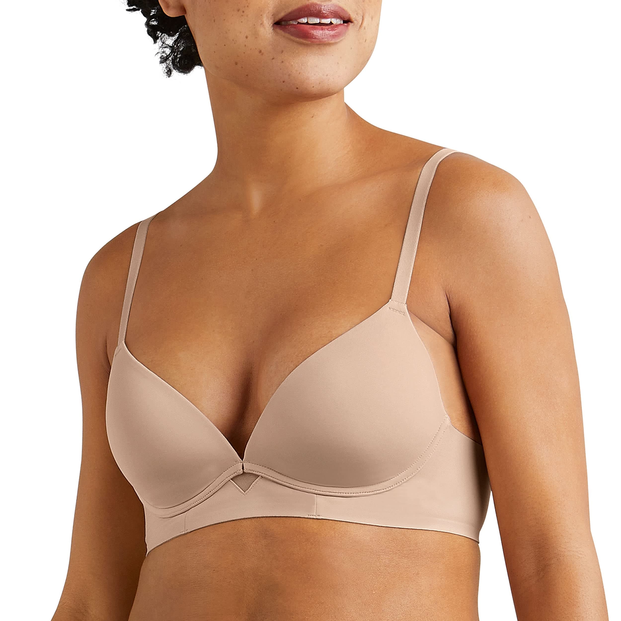 MaidenformWomen's Comfort Devotion One Fabulous Fit Wireless Bra, Opaque