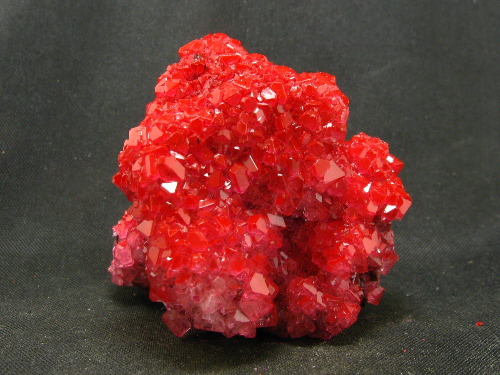 Rich Red Alum Cluster From Poland - 2.0"