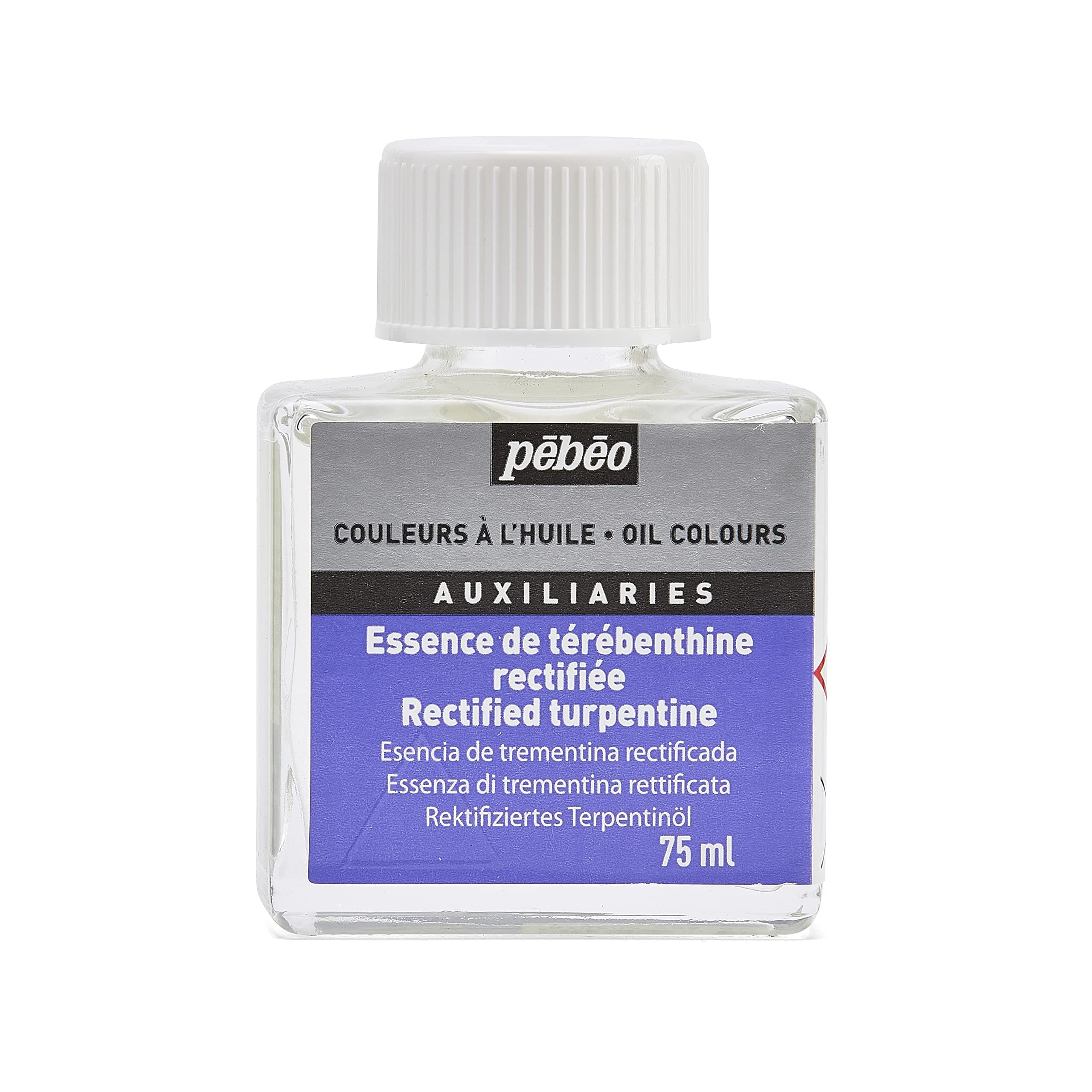 Pebeo 650301 75 ml Rectified Turpentine, Transparent