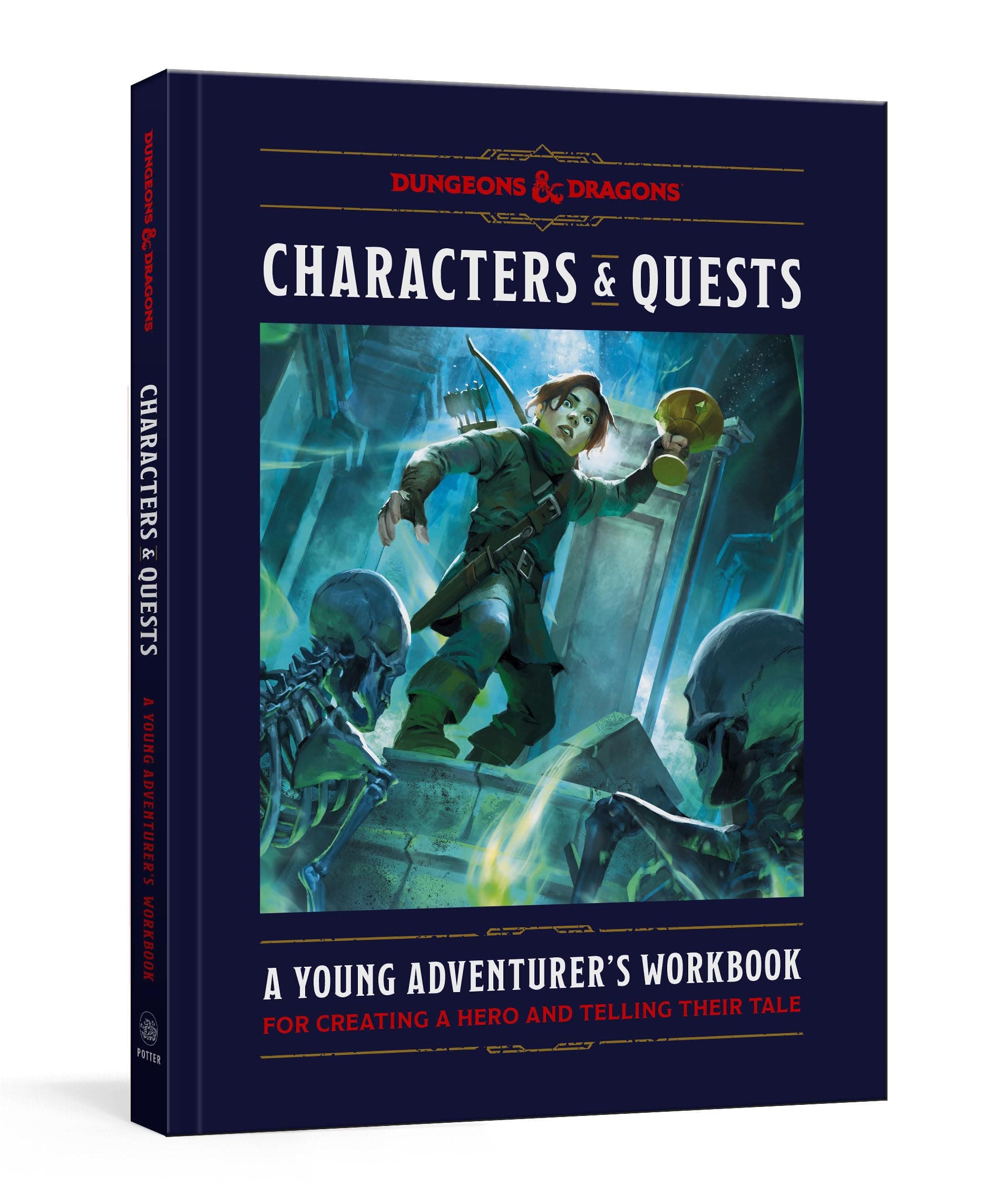Characters and Quests: A Young Adventurer's Workbook for Creating a Hero and Telling Their Tale (Dungeons & Dragons) (Dungeons & Dragons Young Adventurer's Guides)