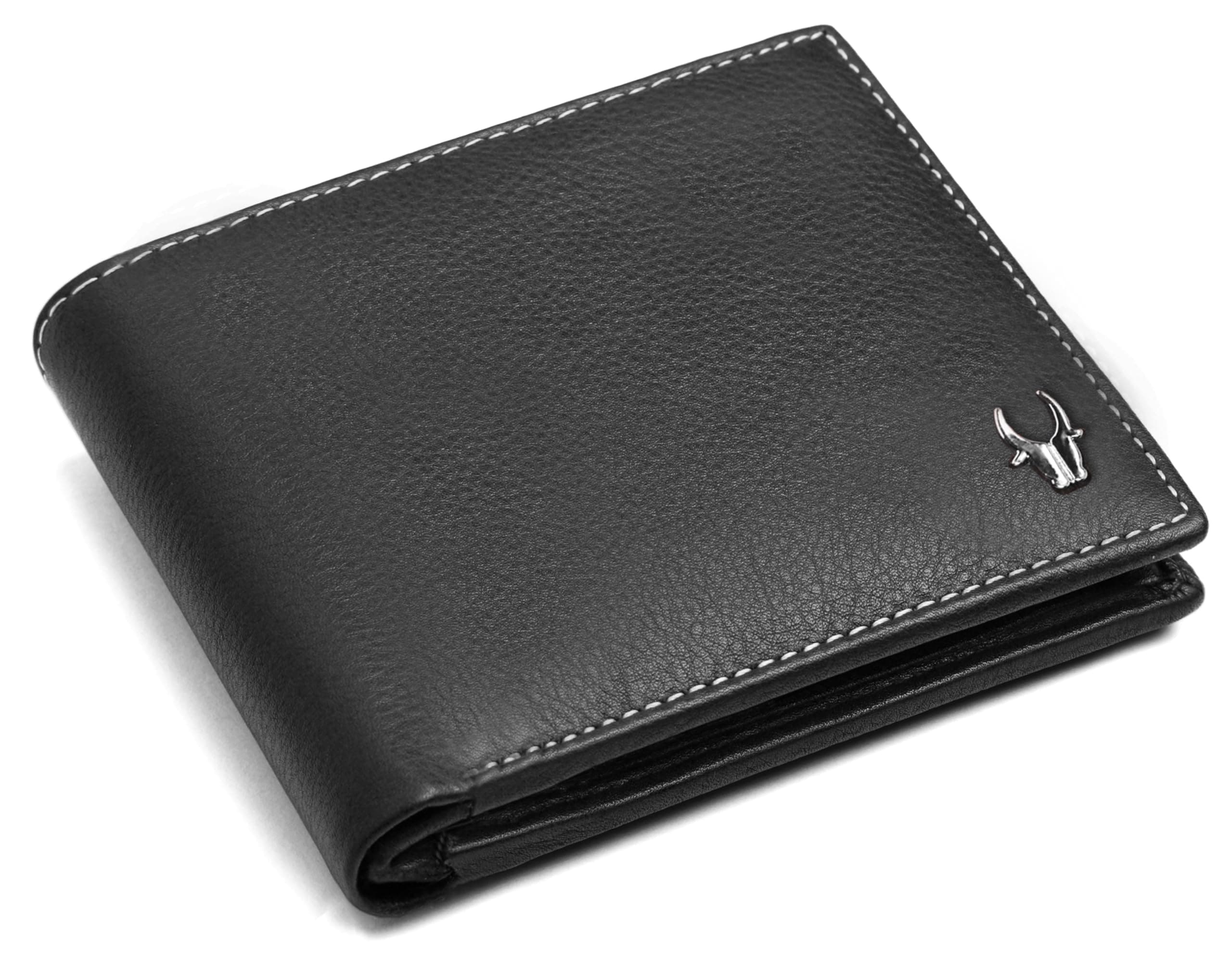 Genuine Leather Wallet for Men | Slim Bifold Wallet with RFID Blocking | Multiple Card Slots & Coin Pocket | Premium Leather Mens Wallet