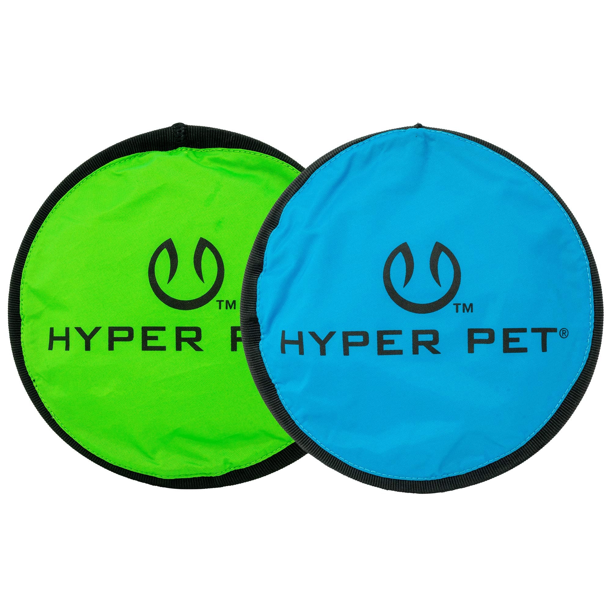 Hyper Pet Flippy Flopper 9" Flying Disc Soft Dog Toy, Floats in Water & Safe on Teeth, for All Breeds, Pack of 2 (Colors May Vary)