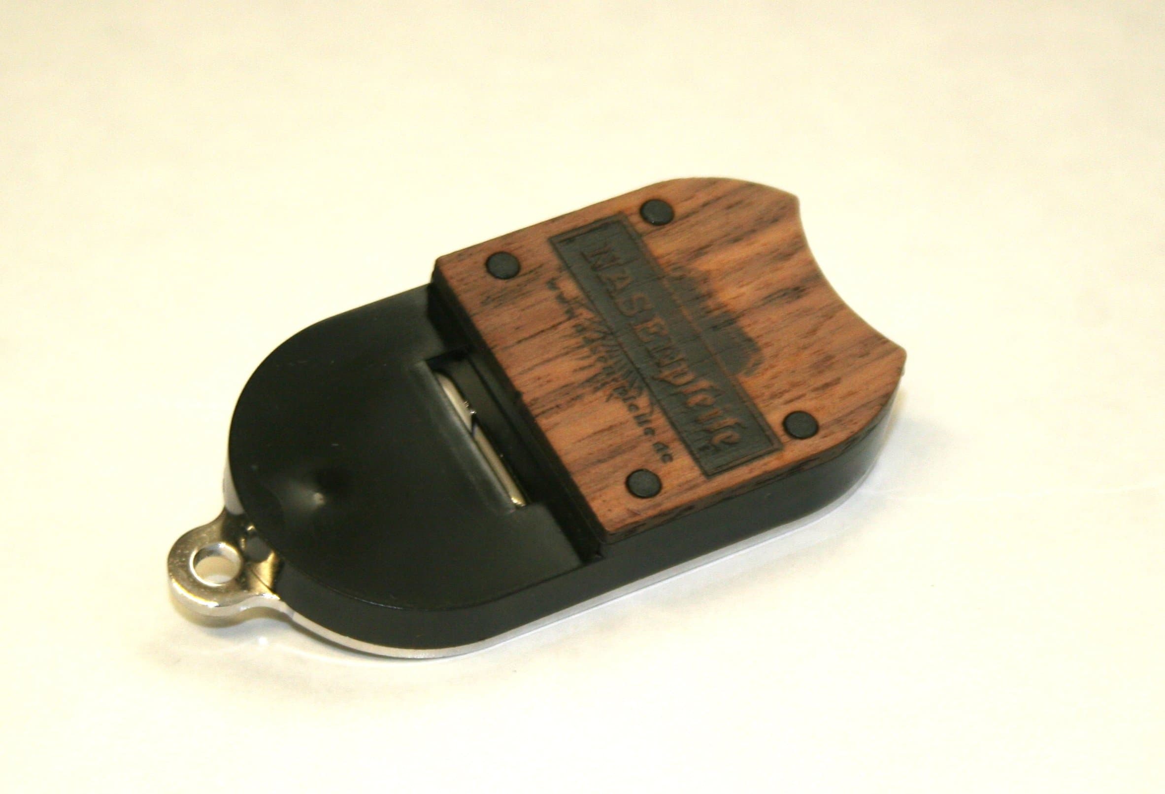 Original Traditional German NOSE PIPE from Black Forest in Modern Silver Metal New Design - Easy to play and Big Fun - as shown on TV - brought to you by Fine European Stuff