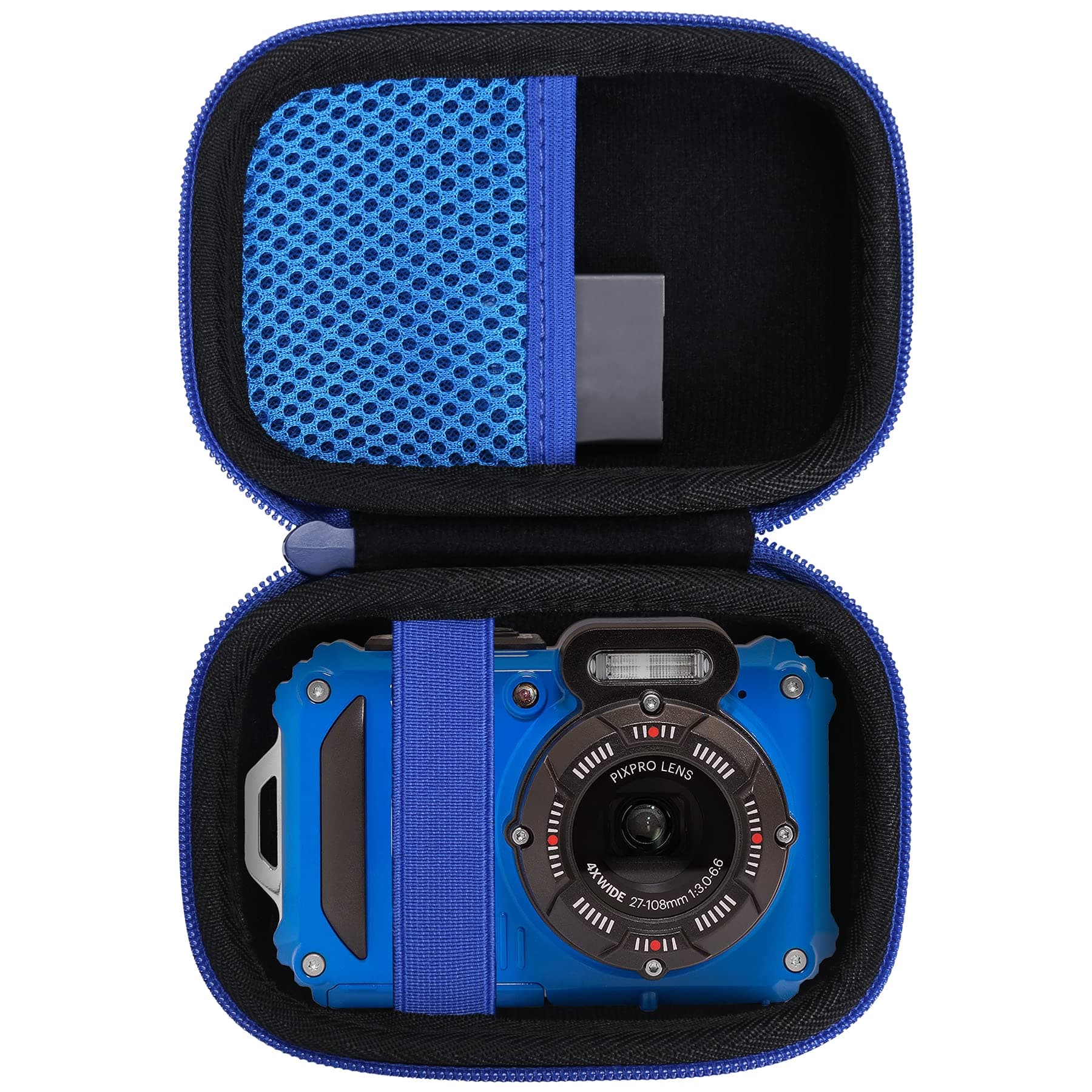 Kodak PIXPRO WPZ2 Rugged Waterproof Digital Camera Case, Blue, Protection for Waterproof Video Camera