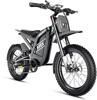 Electric-Dirt-Bike for Adults with Peak-3000W Brushless Motor and 48V 32AH Battery Max 37MPH and 80Miles, Adult Electric-Mountain-E-Bike Motorcycle with Fat Tire for Snow, Sand and Commuting