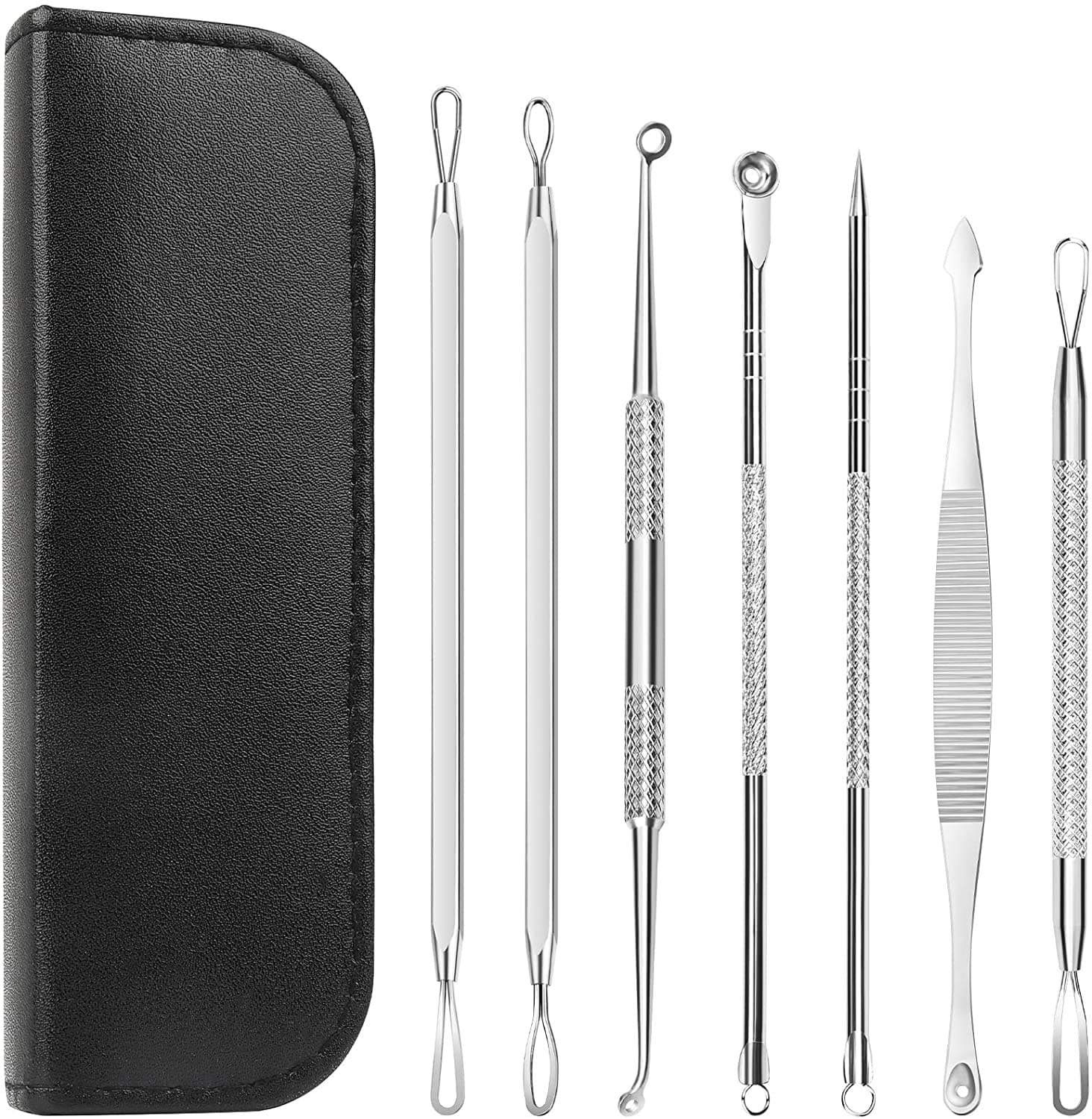 Nnewvante 7 in 1 Pimple Blackhead Remover Extractor Tool Kit