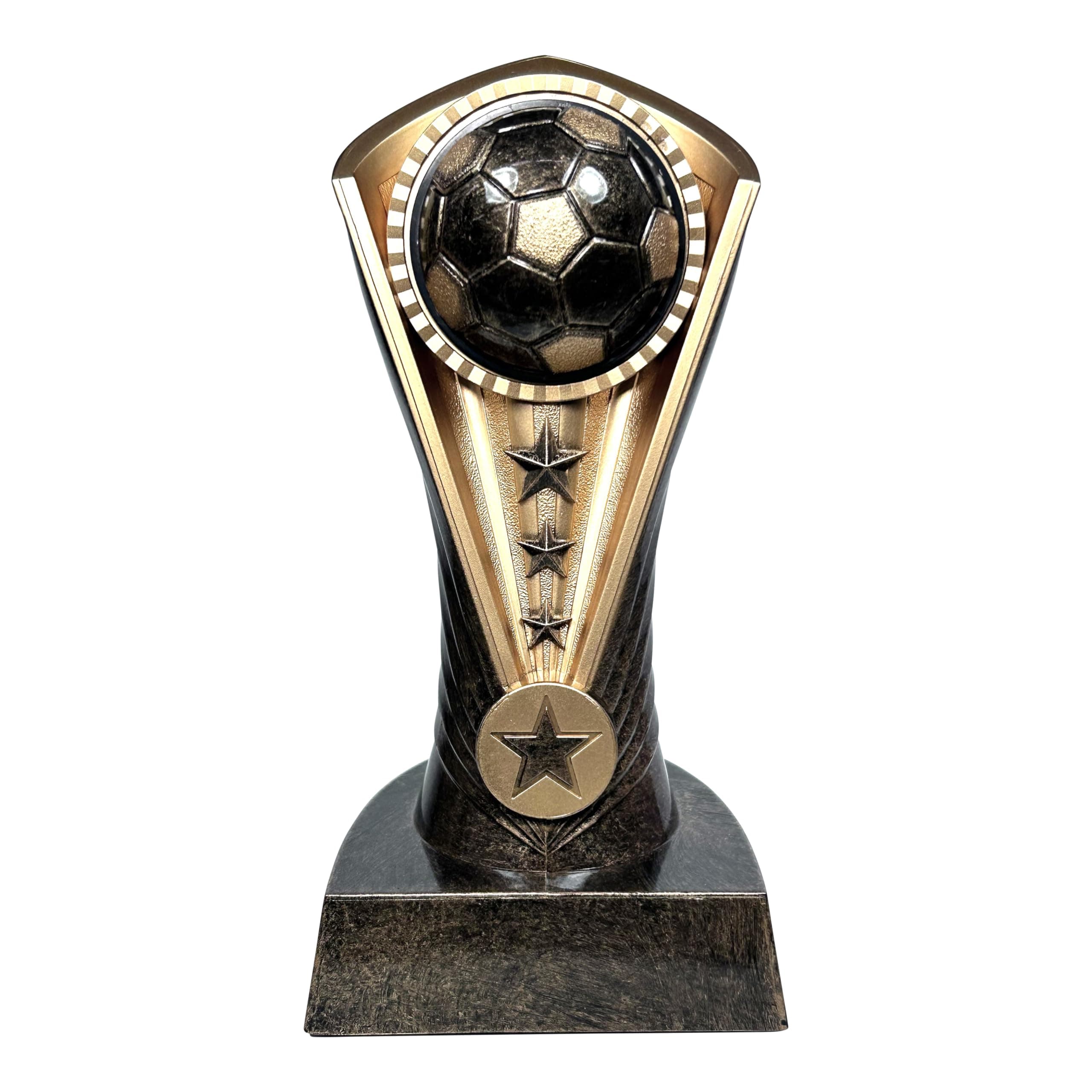 Express Medals Engraved or Blank, Pack of 12, 6.5 Inch Cobra Soccer Trophies