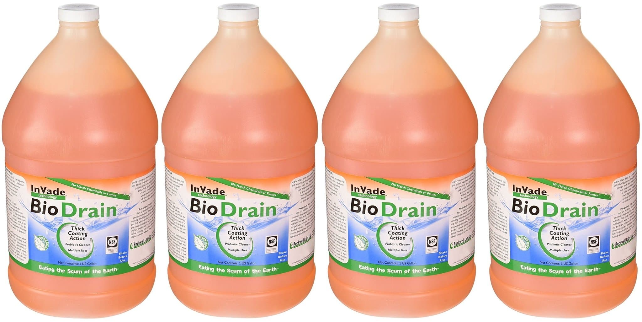 InVade Bio Drain Gel GallonGhIxvr, 4Pack (1 gallon)