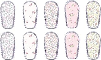 Glucomart Adhesive Transmitter Stickers for Dexcom G6 (10 Count) – Pair with Glucomart CGM Patches, Waterproof & Durable (Spring Floral Variety Pack) (G6 Transmitter Stickers)