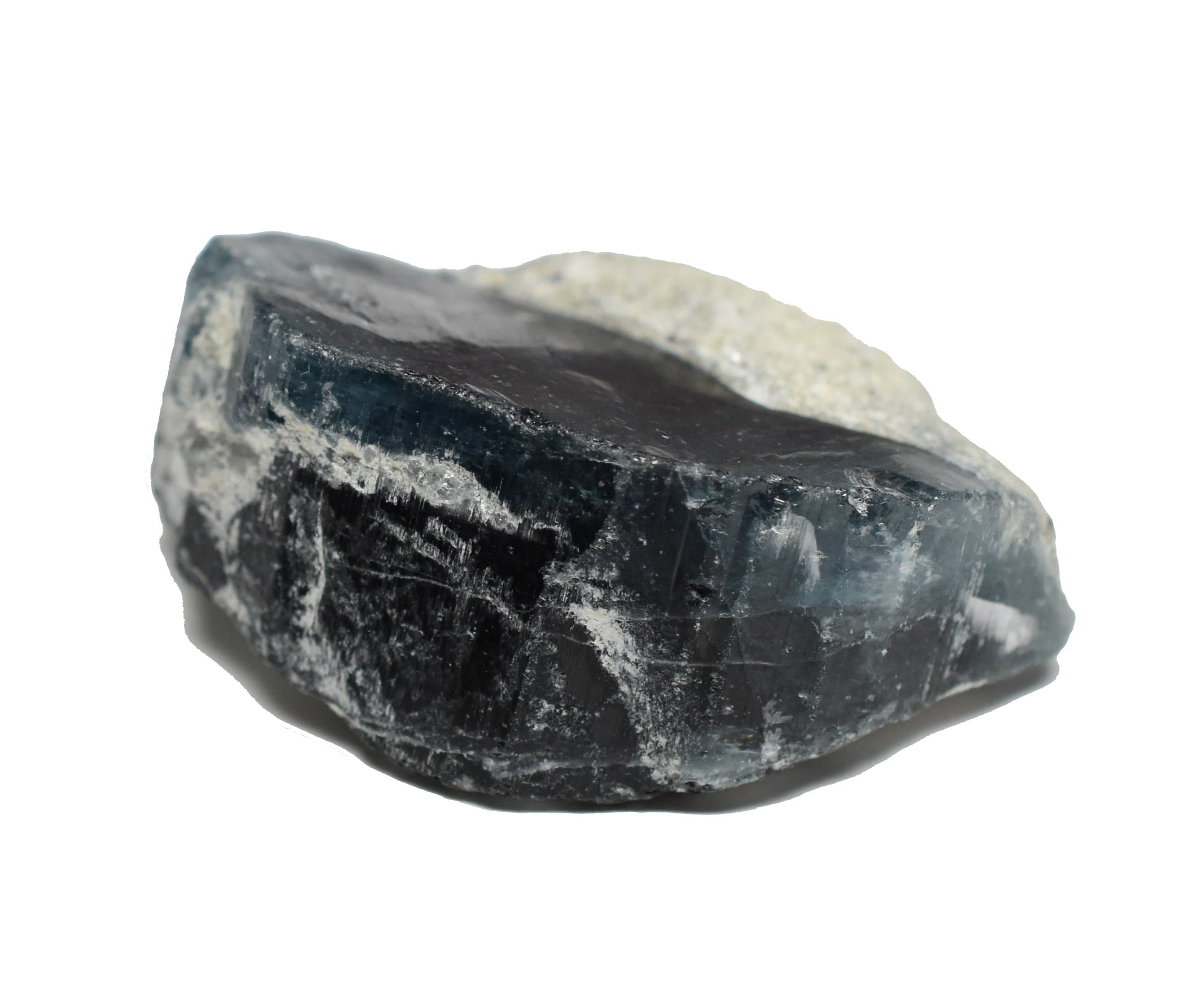 rough & transparent gemstone crystal 91.55 carat